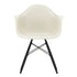Cadeira de Braços Plástica Eames DAW / Base Ácer Preto